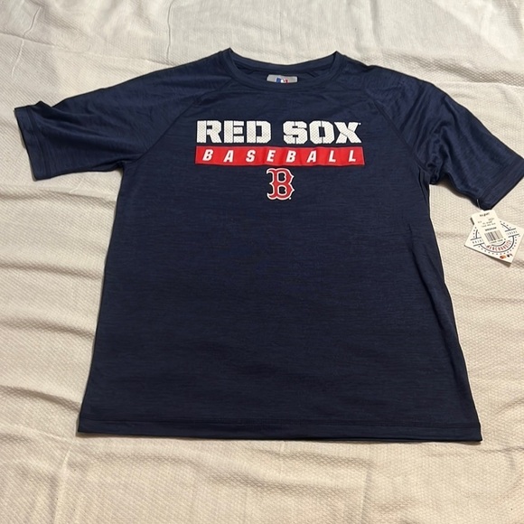 BNWT Boston Red Sox Baseball Navy T Shirt Medium - Picture 1 of 7